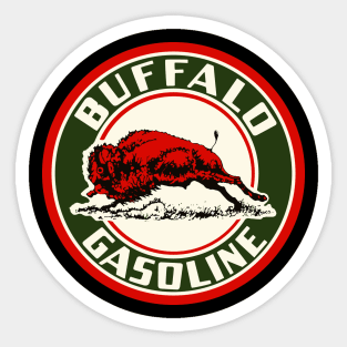 Buffalo Gasoline vintage sign reproduction Sticker